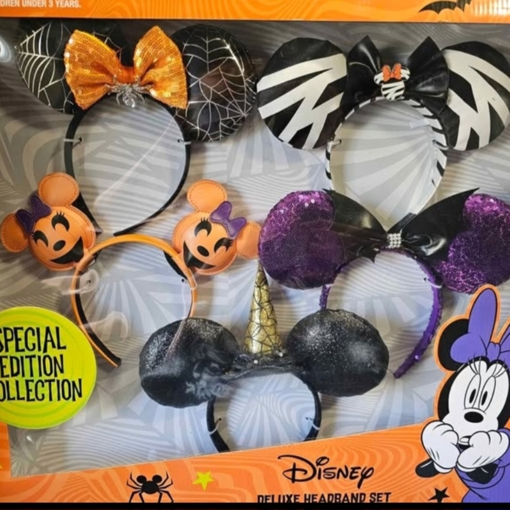 Disney Special Edition Halloween Headband Set - Black, Orange, Purple